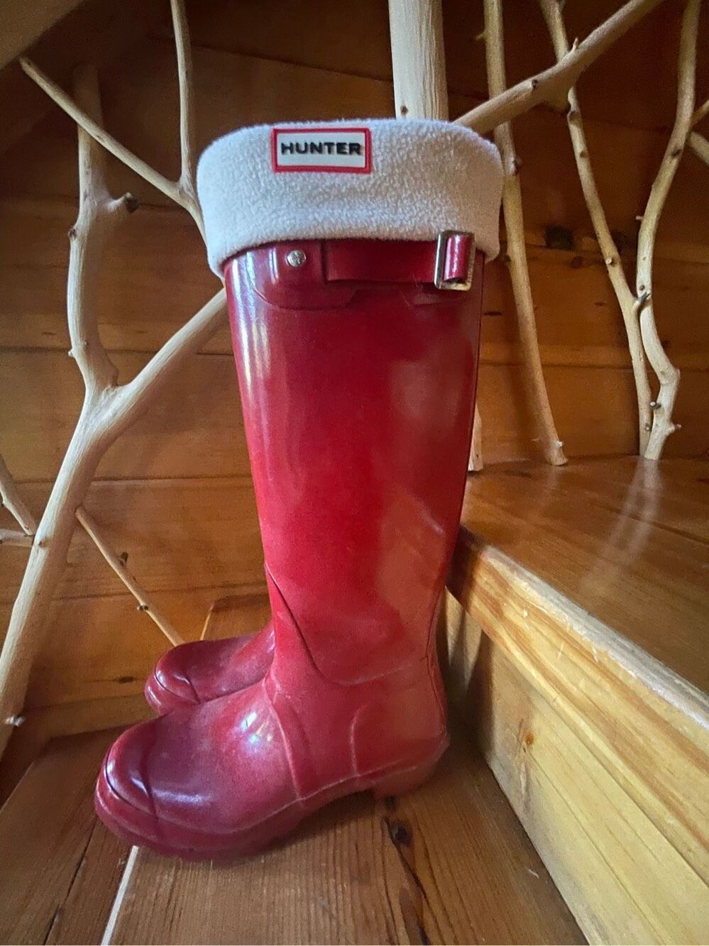 Hunter Rain Boots - Red - Size 9 - Picture 2 of 6